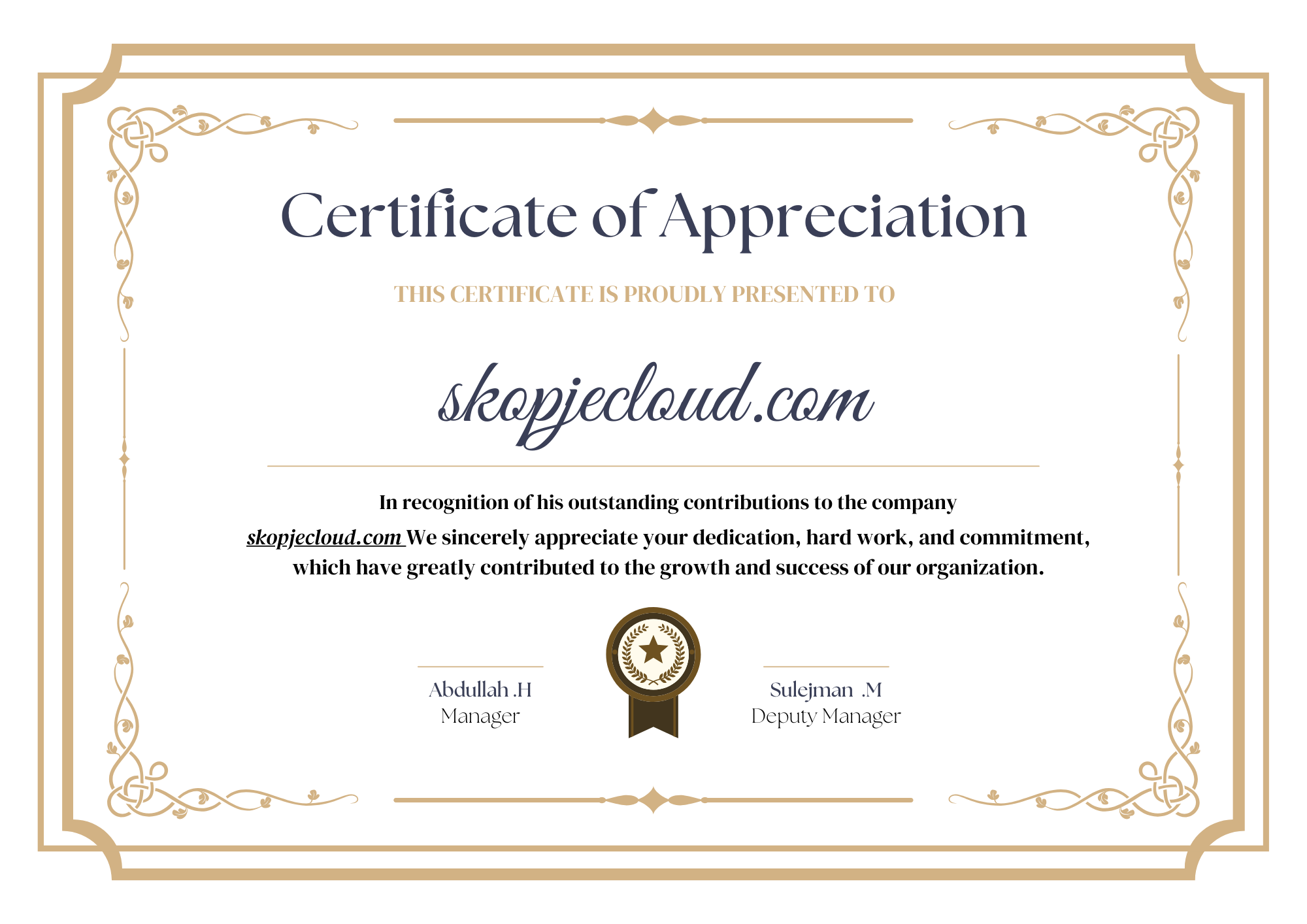 Certifikata SkopjeCloud